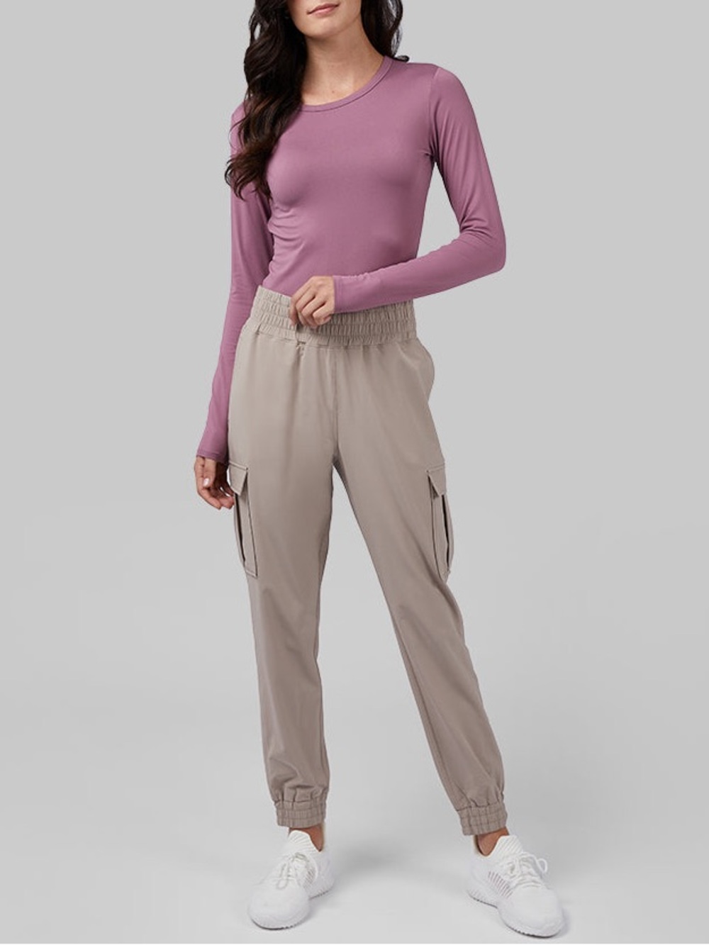 NWT 32 Degrees WOMEN'S COMMUTER CARGO JOGGER - MOCHA MERINGUE / XL